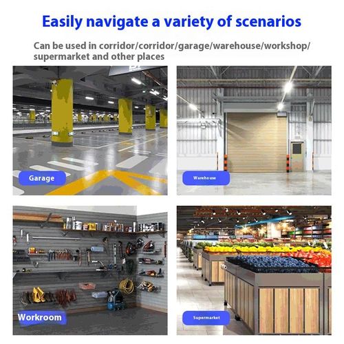 High power changeable light bulbs led energy saving lamps wholesale high brightness folding diamond Garage light-80w black diamond 5+1 wide pressure model