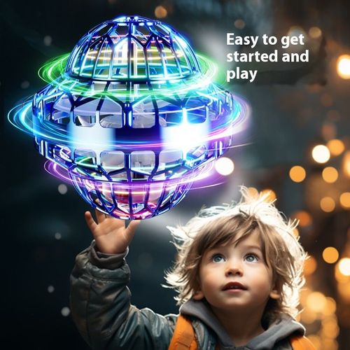 Magic Flying Gyro Ball Magic Swirling Flying Ball Children's Finger Rotation Luminous Suspension Flying Fingertip Toy