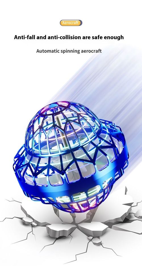 Magic Flying Gyro Ball Magic Swirling Flying Ball Children's Finger Rotation Luminous Suspension Flying Fingertip Toy