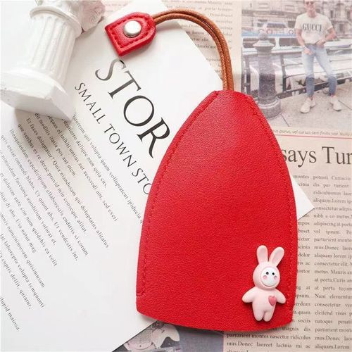 Pull Out Key Case Pack of 4（1 red + 1 black + 1 pink + 1 yellow）