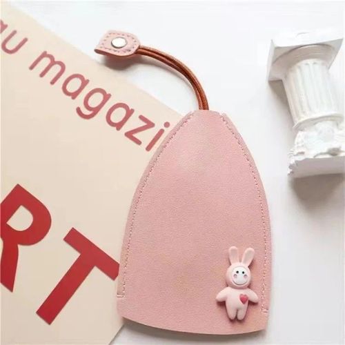 Pull Out Key Case Pack of 4（1 red + 1 black + 1 pink + 1 yellow）