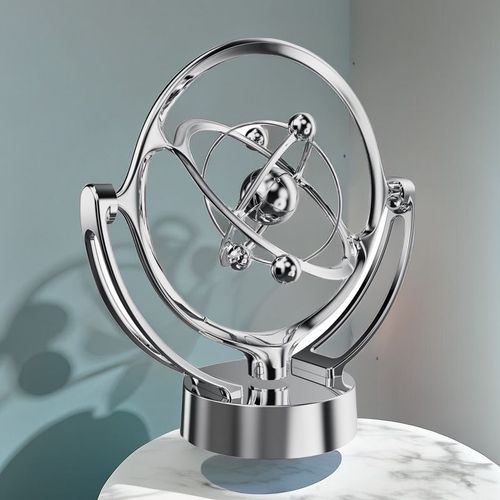New Earth Perpetual Motion Instrument Desktop Model Rotating Magnetic Rocker Astronomical Orbit Ornament USB Decoration