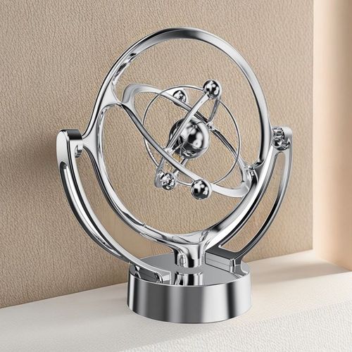 New Earth Perpetual Motion Instrument Desktop Model Rotating Magnetic Rocker Astronomical Orbit Ornament USB Decoration