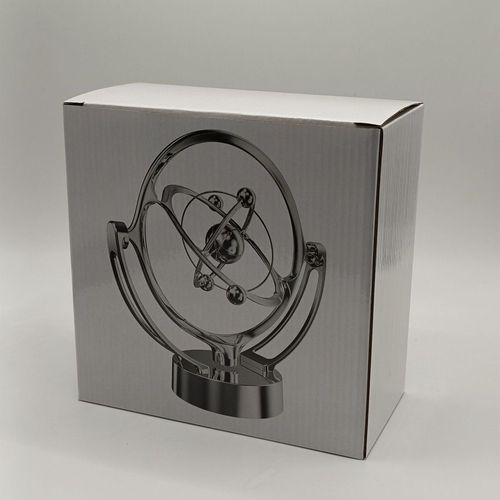 New Earth Perpetual Motion Instrument Desktop Model Rotating Magnetic Rocker Astronomical Orbit Ornament USB Decoration