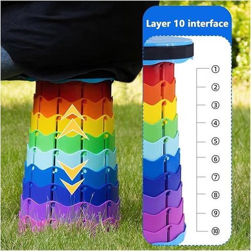 Rainbow Folding Stool