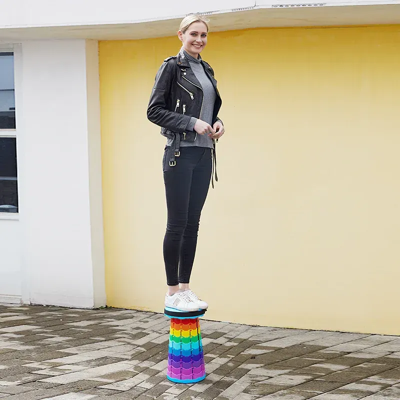 Rainbow Folding Stool