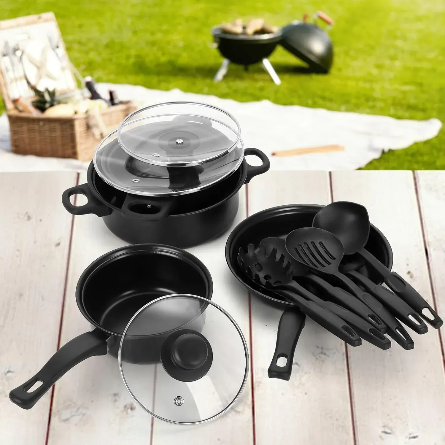 13-piece cookware set