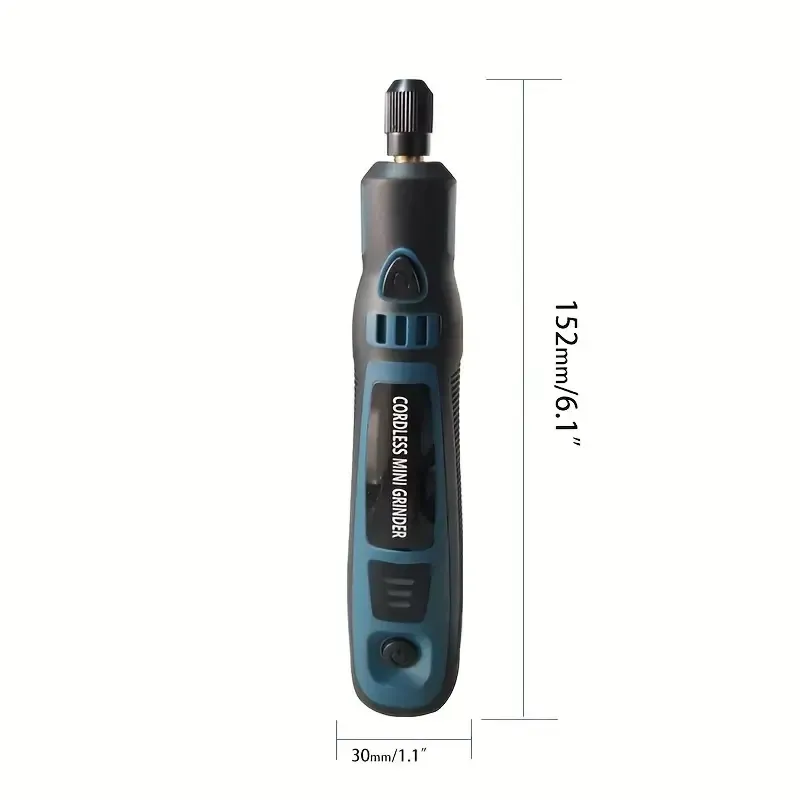 Mini Electric Grinder Pen - Compact, USB Rechargeable, Handheld Engraving Tool for Jade, Polishing, and DIY Projects - Portable, Easy-to-Use, and Versatile Power Tool with Electric Grinder Set