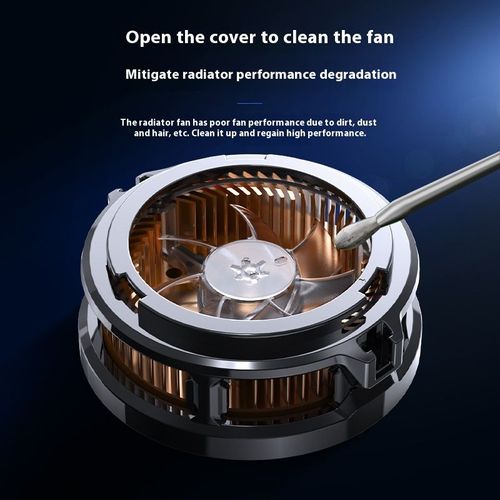 Mimo 2024 new CX07 mobile phone radiator magnetic semiconductor icing model with back clip Universal for mobile phones