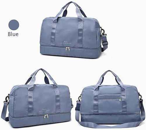 Travel bag with shoe compartment