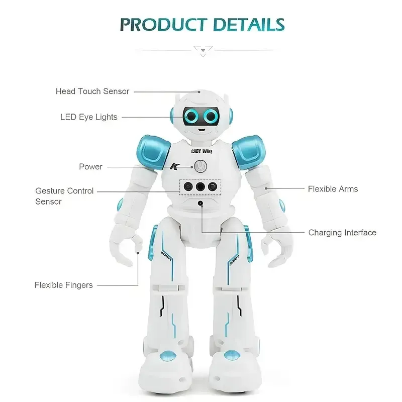 JJRC new product R11 remote control intelligent programming robot educational gesture sensing DIY toy for children