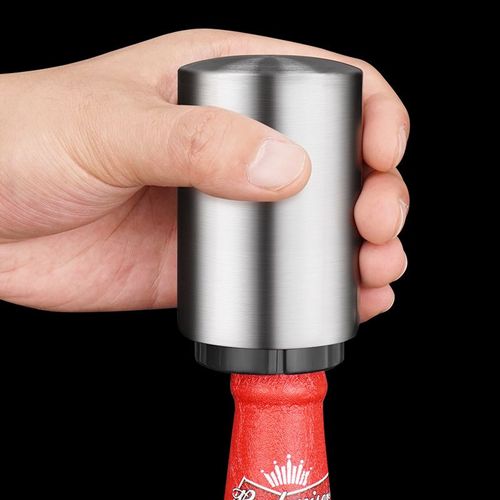 Automatic beer and beverage bottle opener