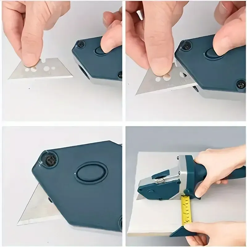 Gypsum board cutter with tape measure woodworking circle drawing tool locator gypsum board cutting artifact