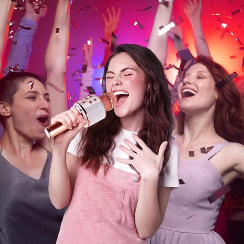 Karaoke Microphone, 5 in 1 Wireless Bluetooth Microphone