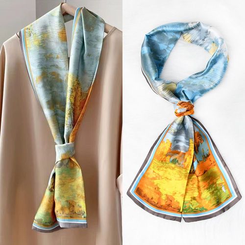 Long silk scarf 14✖150cm (6 pieces)