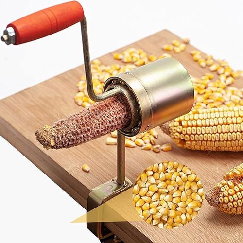 DOITOOL Corn Stripping Tool Hand Corn Sheller Iron Corn Stripper Cutter Cob Corn Peeler Corn Thresher Slicer for Home Kitchen with Serrated