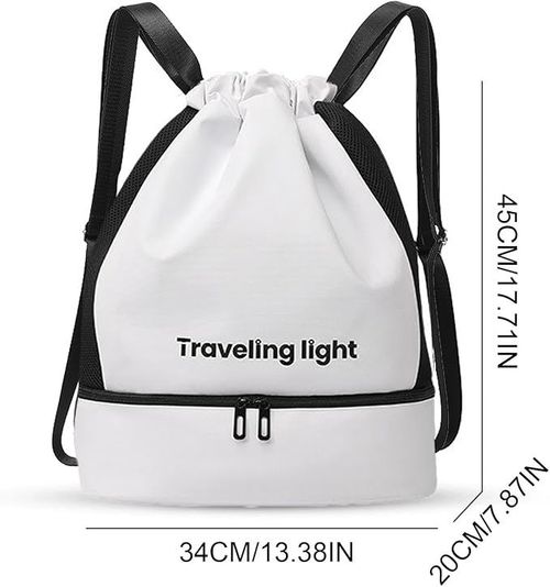 Wet and dry separation backpack