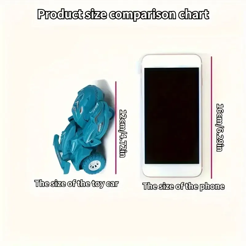 Impact deformation dinosaur toy car children's inertia car resistant to fall and rotatable boy's toy car