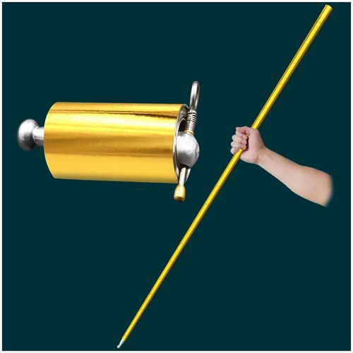 Telescopic Rod Creative Gold Hoop Magic Props Portable and Suitable for Family Party Entertainment Toy （2 Pack）