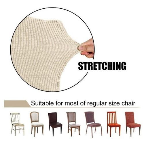 ChairCover Jacquard Universal Dining Elastic Dining Room Chair Slipcover Multicolor Chair Protector Slipcover for Hotel Banquet Wedding Restaurant