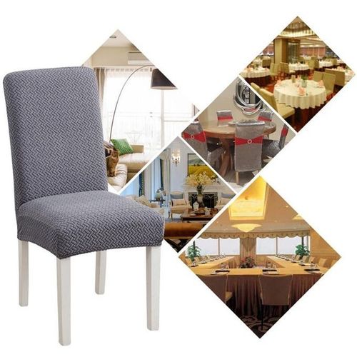 ChairCover Jacquard Universal Dining Elastic Dining Room Chair Slipcover Multicolor Chair Protector Slipcover for Hotel Banquet Wedding Restaurant