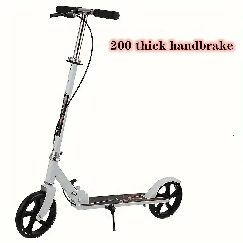 Children, teenagers, adults, scooters, city work, campus scooters, foldable two-wheelers brake scooter