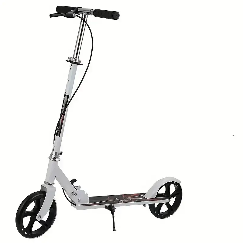 Children, teenagers, adults, scooters, city work, campus scooters, foldable two-wheelers brake scooter