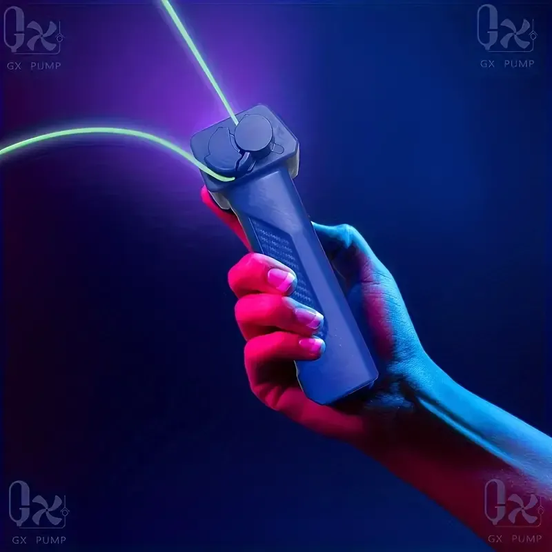 Rechargeable Glow-in-the-Dark USB Handheld Electric Rope Launcher - Shooting Toy, Loop Fidget Toy, Fun Party Favors and Novelty Gifts