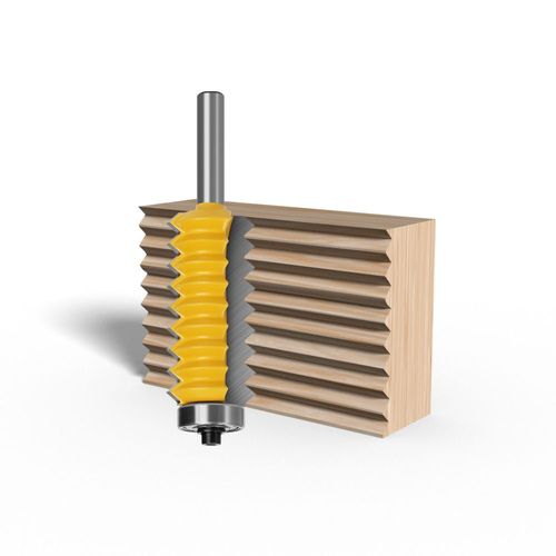 Drill Bit 8mm Shank Tenon Woodwork Cone Tenoning Bit Finger Joint Glue Milling Cutter Raised panel V joint Router Bits