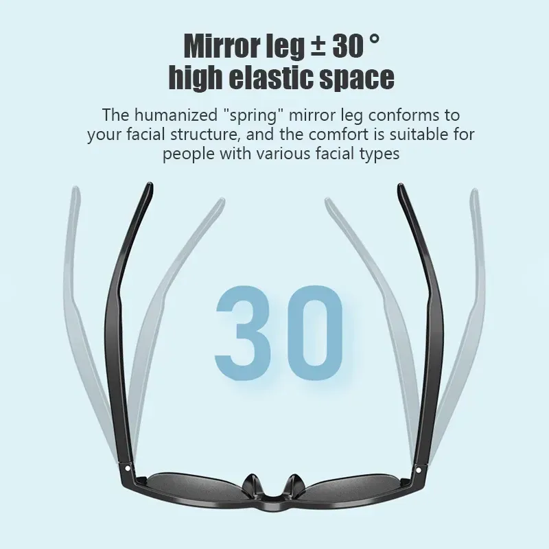 F06 Smart Music Sunglasses Earphone Wireless Bluetooth HIFI Sound Headphone Driving Glasses Hands-free Call with Mic for Phone