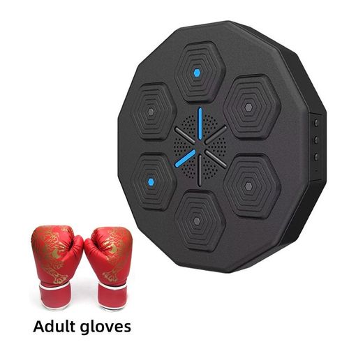 Wall Mounted Boxing Machine with LED Light and Bluetooth Music Electric Boxing Machine,Improve Hand-Eye Coordination and Relieve Stress,for Home Exercises,BoxingMachine