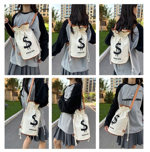 Cross body, Shoulder carry travel bags, large canvas travel money bag