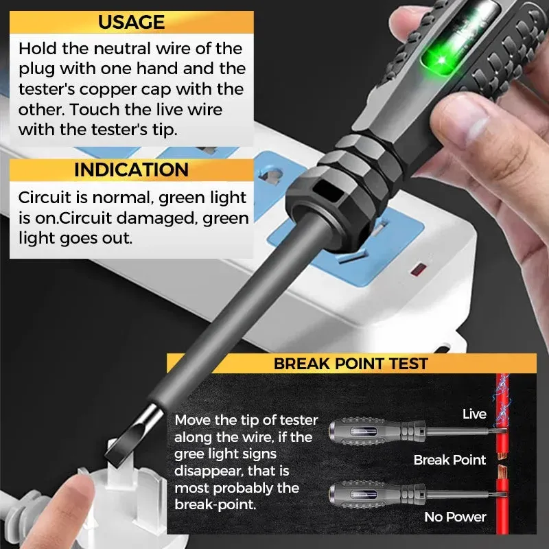🎉2-in-1 High Torque Strong Magnetic Screwdriver Electricity Detector🎉