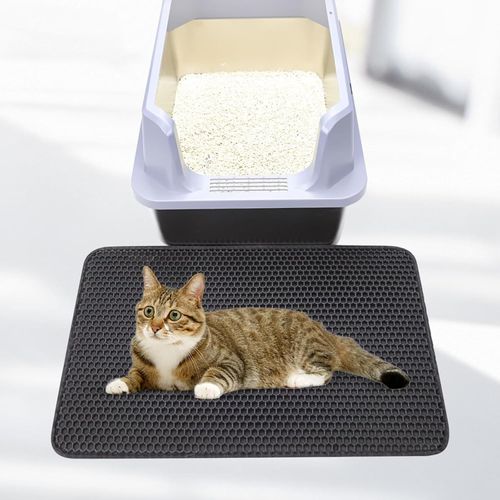 Pet Litter Mat Waterproof Double Layer Pet Litter Mat Non Slip Mat Washable Cat Mat Pet Supplies
