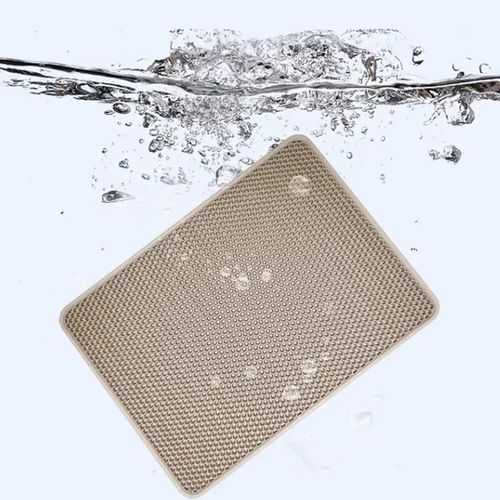 Pet Litter Mat Waterproof Double Layer Pet Litter Mat Non Slip Mat Washable Cat Mat Pet Supplies