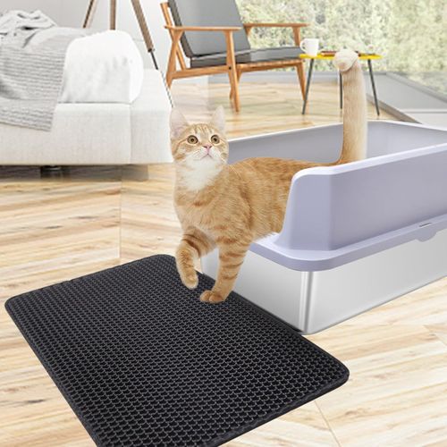 Pet Litter Mat Waterproof Double Layer Pet Litter Mat Non Slip Mat Washable Cat Mat Pet Supplies
