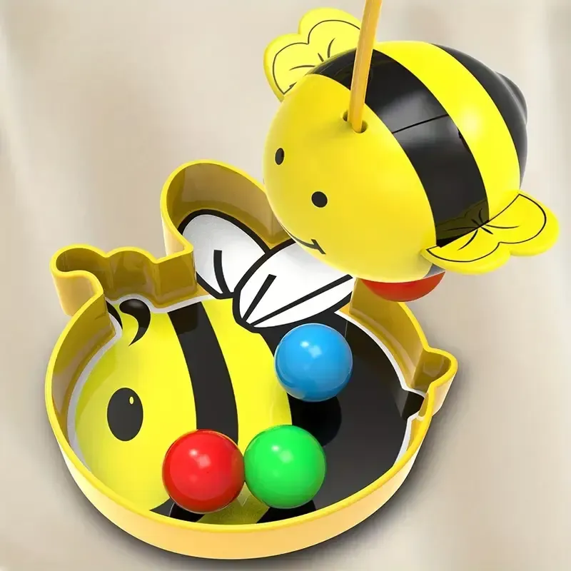 Children's bee magnetic fishing toy educational color recognition parent-child interactive tabletop game toy