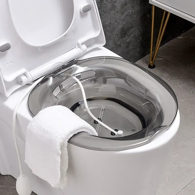 Transparent Toilet Steam Seat Bathtub