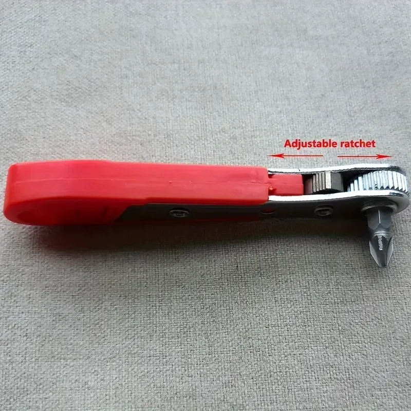 36-tooth ratchet screwdriver for narrow spaces, bidirectional forward and reverse L-shaped elbow corner fender screwdriver tool