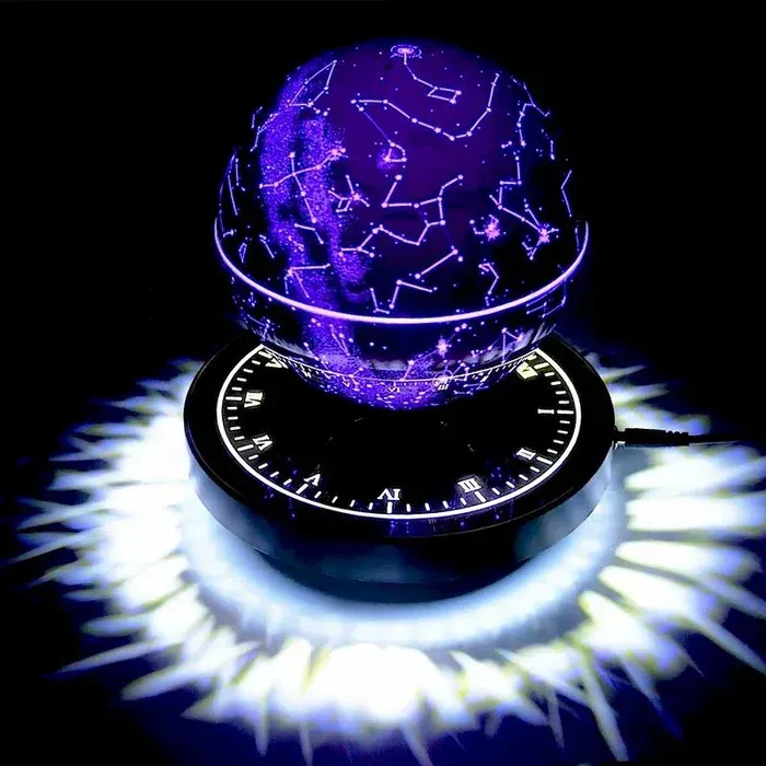 Earth Magnetic Levitating Light Globe
