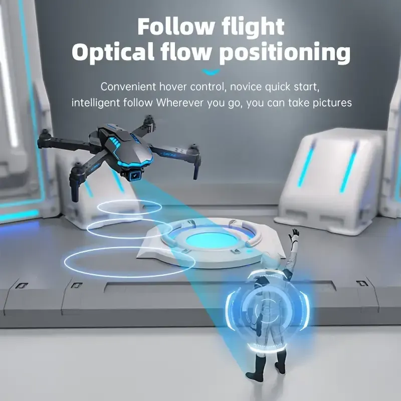 X6 drone high-definition aerial photography optical flow positioning 4k dual camera three-sided obstacle avoidance and fixed height remote control aircraft toy