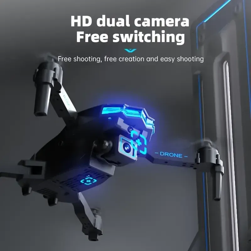 X6 drone high-definition aerial photography optical flow positioning 4k dual camera three-sided obstacle avoidance and fixed height remote control aircraft toy