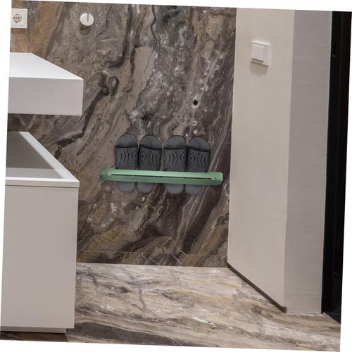 Slipper Rack Towel Holder Towel Rack Slippers Bathroom Storage Tools Shoe Hanger Shoe Rack for Bathroom Wall Hanging Rack Slipper Holder Hallway Shoe Rack Shoe Holder Plastic
