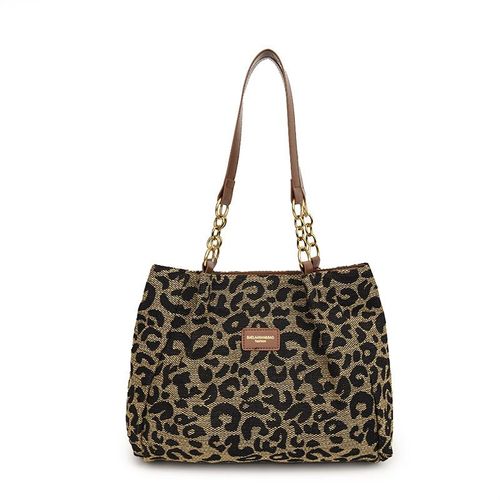 Women Leopard Design Handbags Fashion Underarm Bags Versatile Large Capacity Shoulder Bags Female Shopper Tote Bags