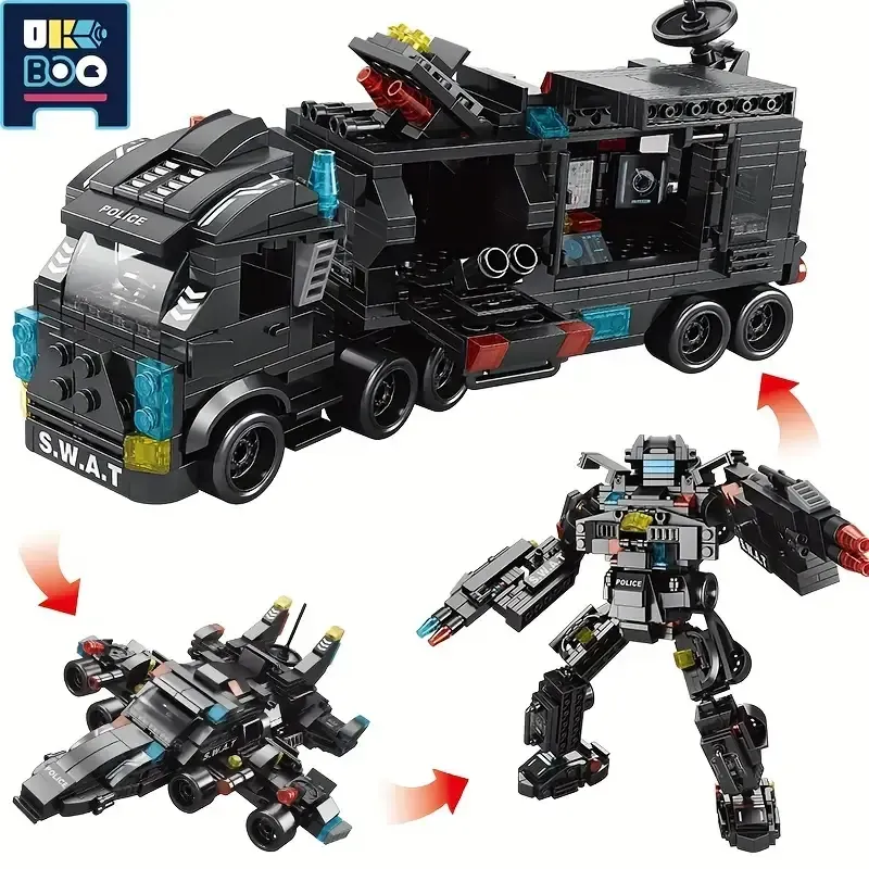 Lego building blocks military tank armored vehicle fighter puzzle assembly boy children's toy gift