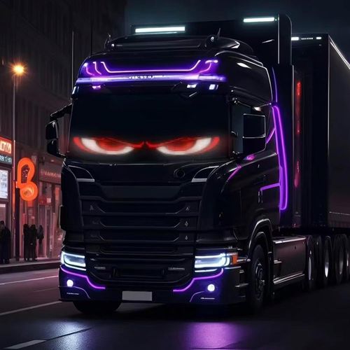 Large Dynamic Devil Eye LED Light Screen for Car Window, Programmable Flex Car LED Display, Devil Eye Light Sign for Car, Store, Party, Bar, Hotel