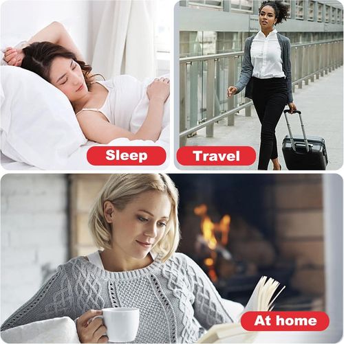 Portable Alarm Door Stoppers for Bottom of Door Security.Door Lock for Travel Anti Theft Door Blocker,Hotel Room Apartment and Home Safety - Sleep with Peace of Mind