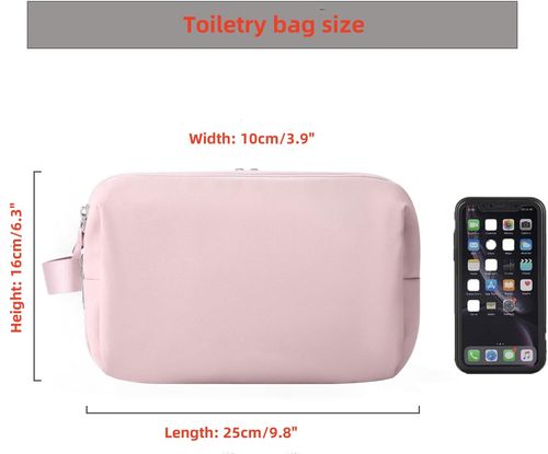 Business trip toiletries bag