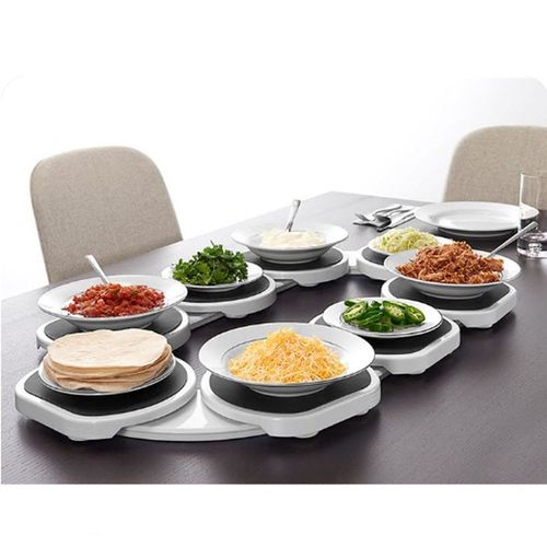 Lazy Susan Turntable, 360 Degree Rotation Turntable Rack Pantry Organization Expandable Kitchen Countertop Turntable Lazy Susan Organizers for Rectangular and Oblong Tables