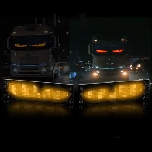 Colorful Eye Lamp Soft Screen for Car Windows